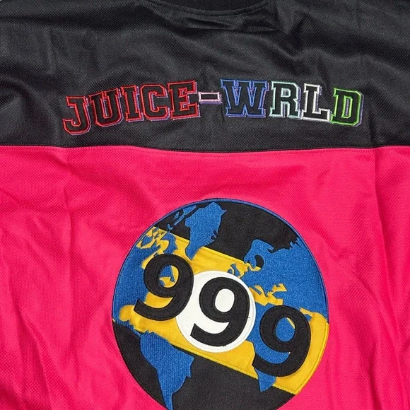Nostalgia Pink and Black Juice WRLD Long Sleeve Tee - Picture 8 of 10
